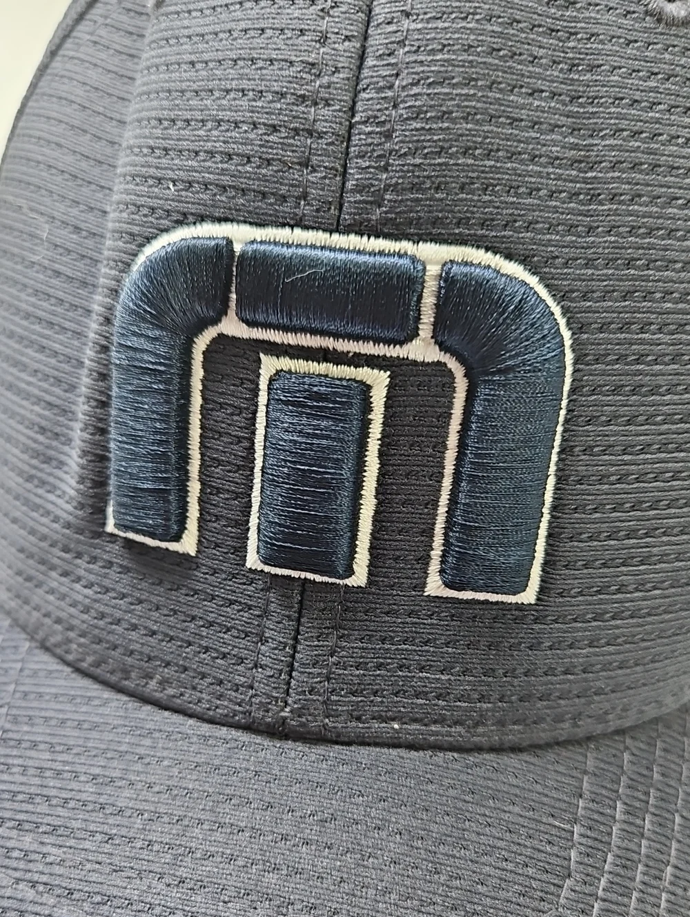 Travis Mathew Blue Hat with White Script Logo